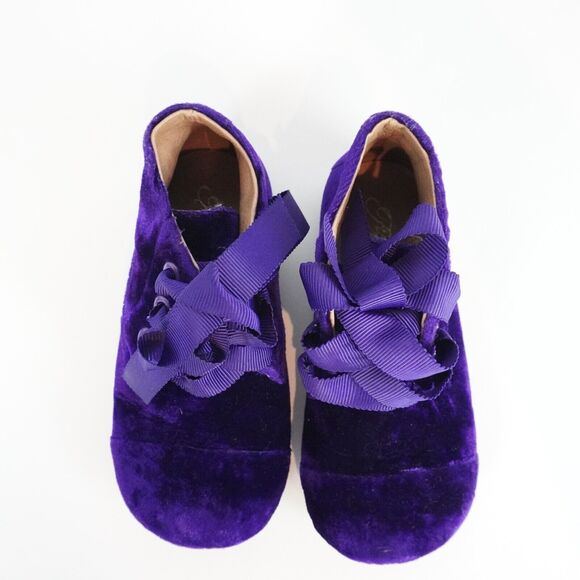 Age of Innocence toddler Girls booties shoes EU size 25 US 7 Velvet Purple - Picture 4 of 14